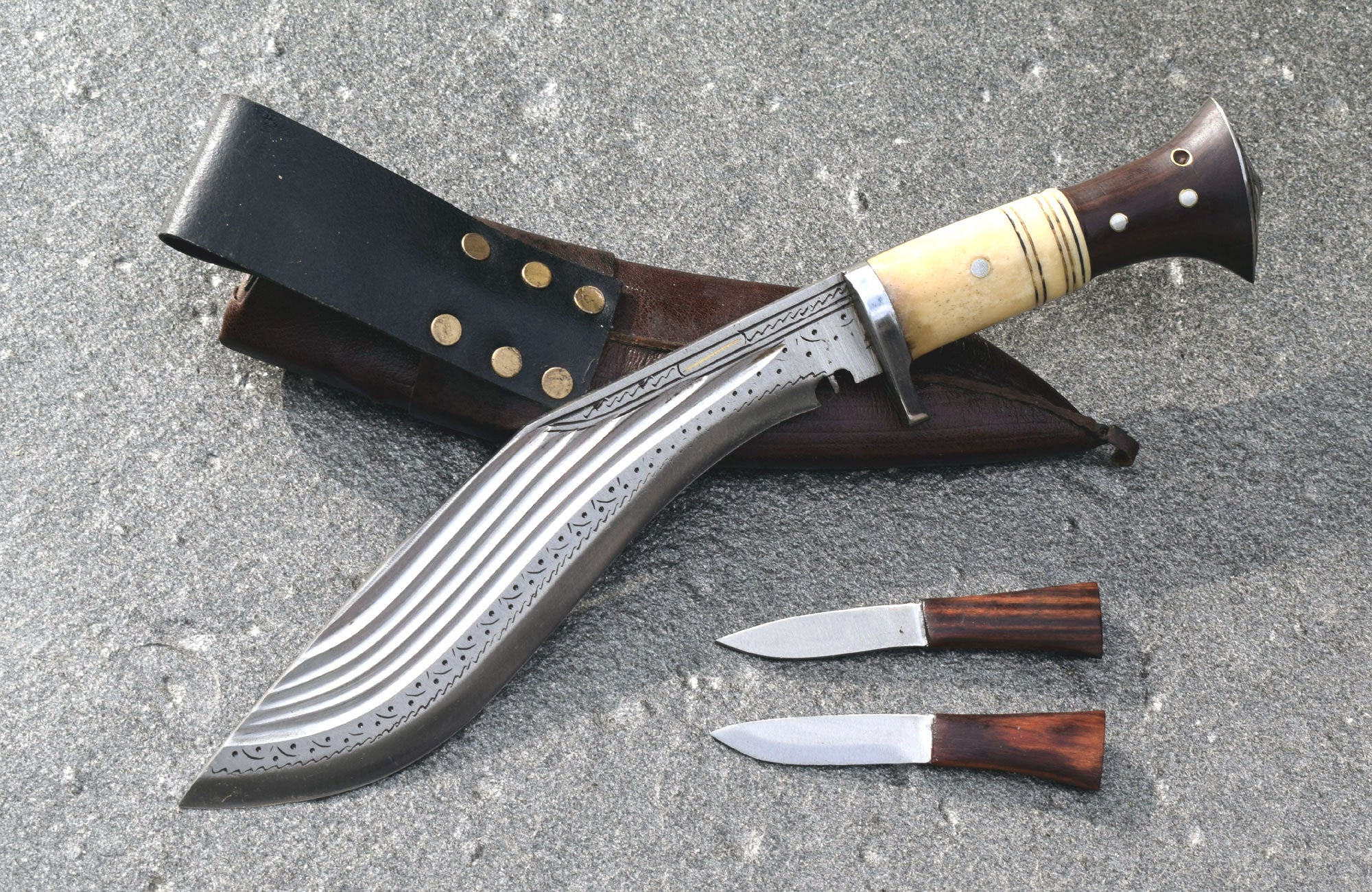 Panchira Full Tang Kukri Knife – 10" Blade | Handmade in Nepal