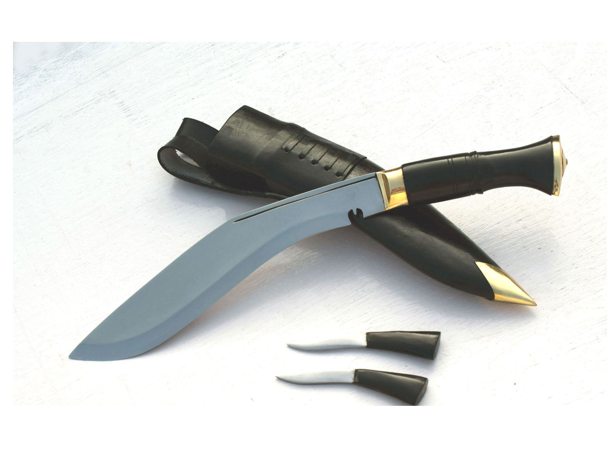 Handmade Nepalese Traditional Kukri Knife – Service No.1 – 10" Blade – Buffalo Horn Handle | Khukuri from Nepal
