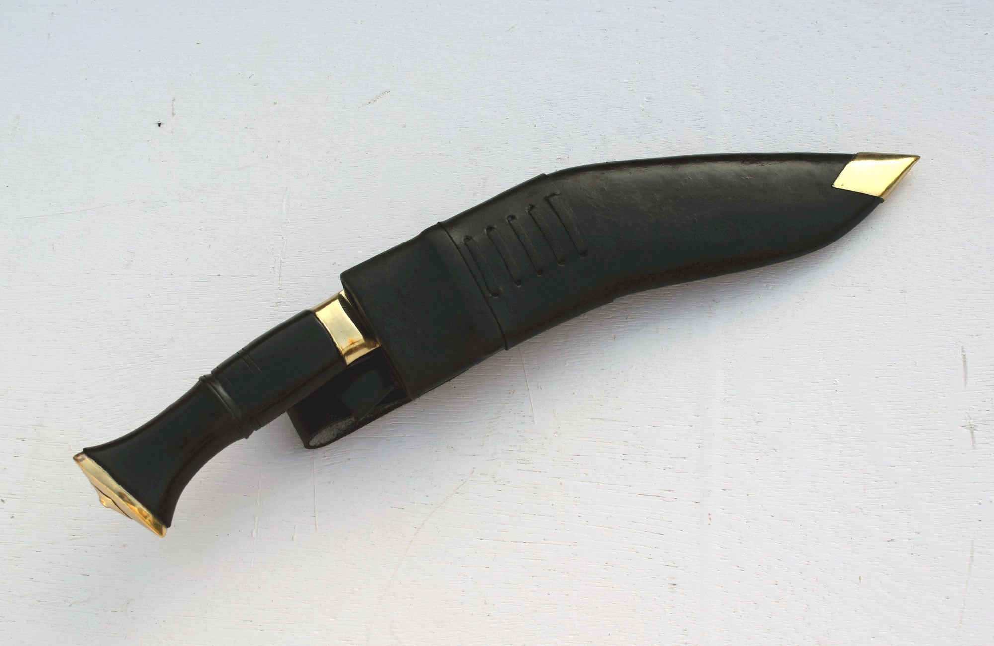 Handmade Nepalese Traditional Kukri Knife – Service No.1 – 10" Blade – Buffalo Horn Handle | Khukuri from Nepal