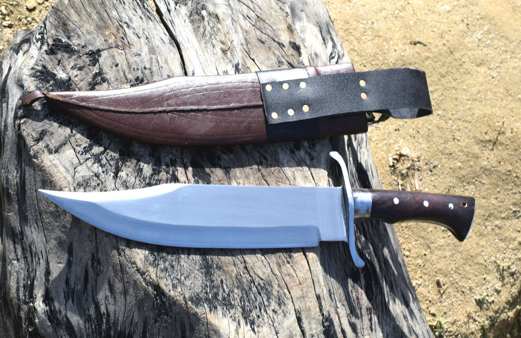 GKH-054 handmade Bowie hunting knife made in Kathmandu Nepal, ships worldwide via DHL