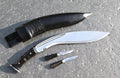 Handmade Bhojpure kukri knife – 13.5" full tang blade, front view