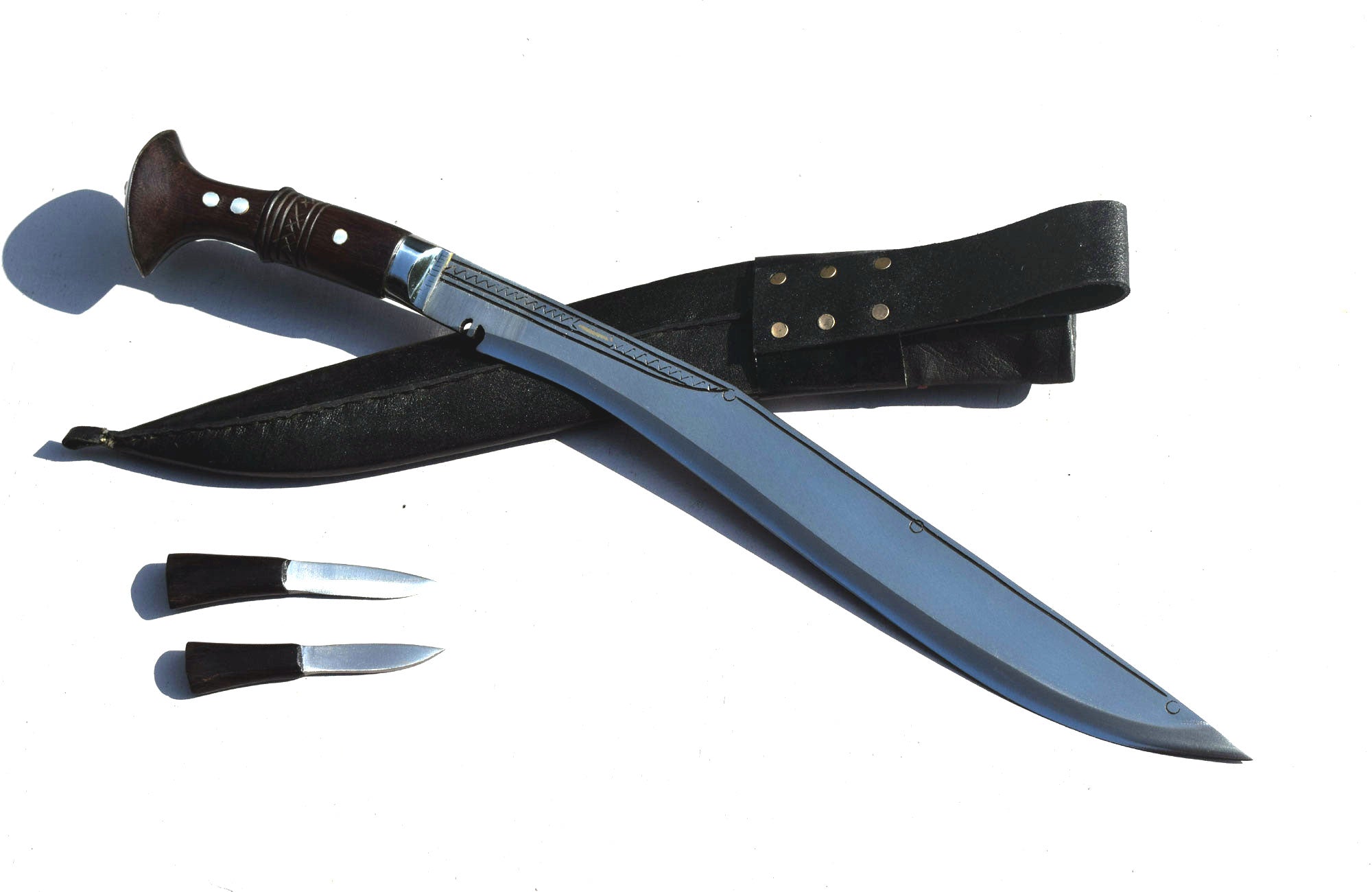 Grace Kukri House – Sirupate Full Tang Kukri Close Up