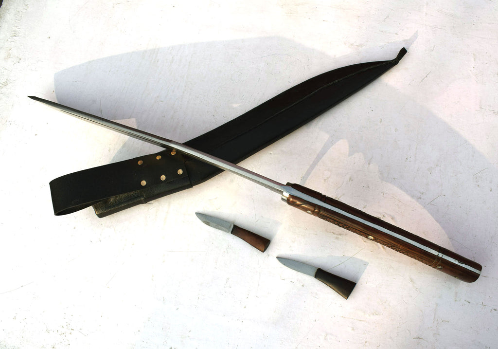 Grace Kukri House authentic Sirupate kukri – traditional Gurkha-style kukri knife hand-forged in Nepal, 5160 steel, full tang, collector and outdoor use