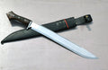 Handmade Nepali Kukri Machete – 20" Full Tang Hunting & Survival Knife with Black Sheath