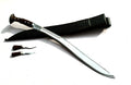Handmade Nepalese Traditional Kukri Knife – Sirupate Full Tang 24" Blade, Rosewood Handle & Black Sheath
