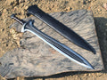 Handmade Roman Gladius sword 25 inch full tang 5160 carbon steel blade Nepal