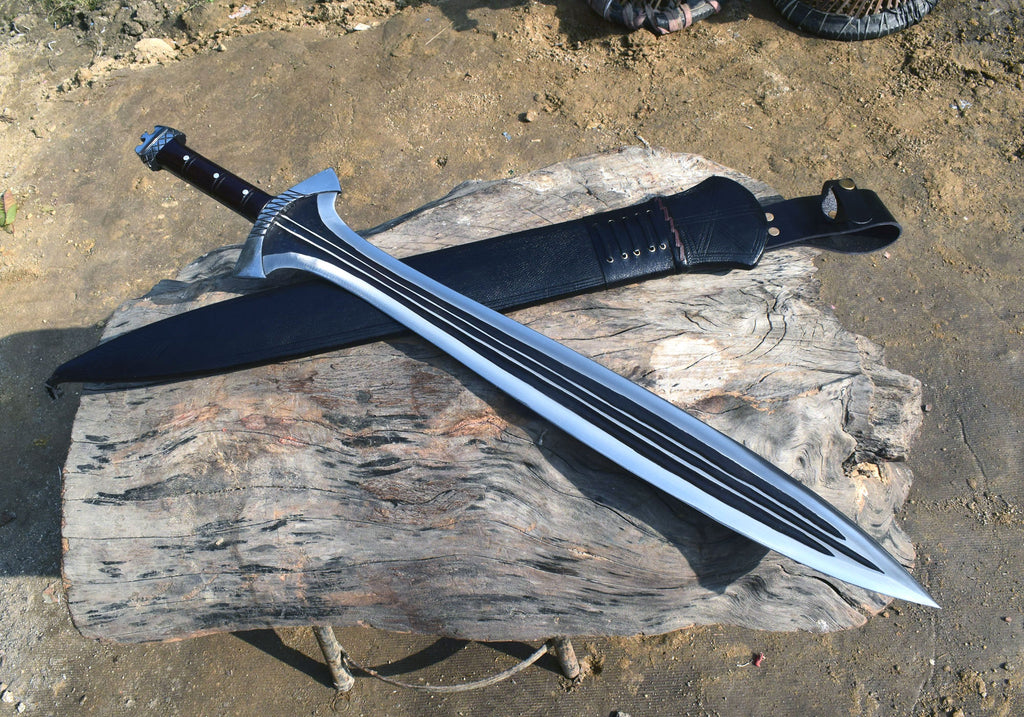Rosewood handle full tang Roman Gladius sword handmade by Grace Kukri House Nepal