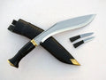 Handmade Nepalese Traditional Kukri Knife – 13" Blade – Buffalo Horn Handle – Black Sheath | Khukuri from Nepal